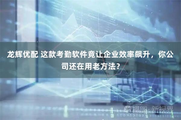 龙辉优配 这款考勤软件竟让企业效率飙升，你公司还在用老方法？