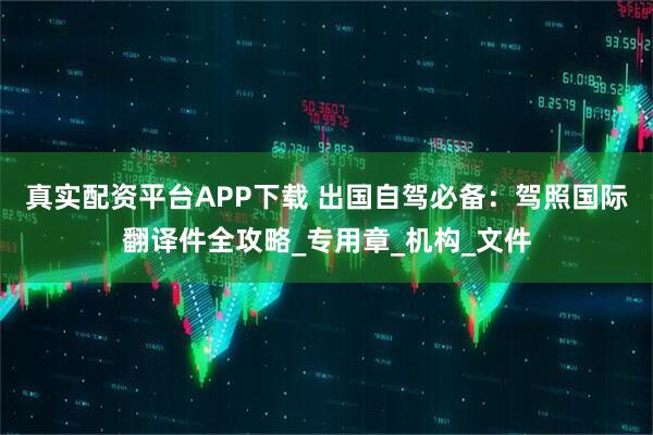 真实配资平台APP下载 出国自驾必备：驾照国际翻译件全攻略_专用章_机构_文件
